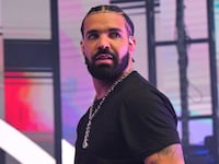 Drake performs onstage at a concert in Atlanta