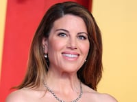 Monica Lewinsky poses at a 2024 'Vanity Fair" Oscars party.