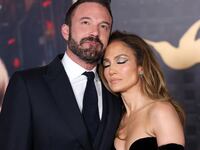 (L-R) Ben Affleck and Jennifer Lopez attend the Los Angeles premiere of Amazon MGM Studios "This Is Me...Now: A Love Story" at Dolby Theatre on February 13, 2024 in Hollywood, California.