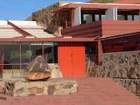 Frank Lloyd Wright's Taliesin West in Scottsdale, Arizona, on December 9, 2017.