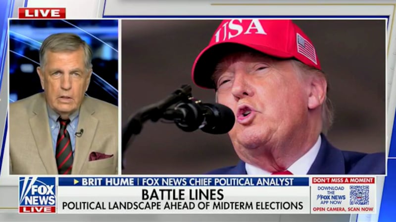 Brit Hume delivers a grim verdict on Trump’s midterm push.