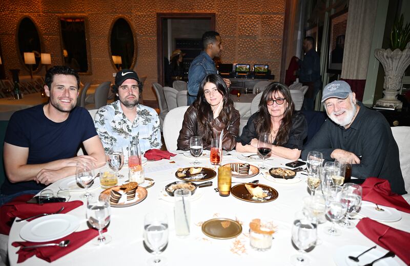 Nick Reiner (second from left) had struggled with mental health issues since he was a teenager.