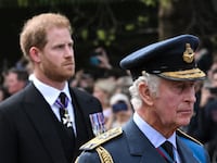 King Charles III and Prince Harry