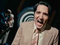David Dastmalchian screams in a still from ‘Late Night with the Devil’