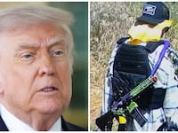 Donald Trump and alleged gunman