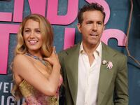 Canadian-US actor Ryan Reynolds and his wife US actress Blake Lively attend the New York premiere of "It Ends With Us" at at AMC Lincoln Square in New York, August 6, 2024. (Photo by Charly TRIBALLEAU / AFP) (Photo by CHARLY TRIBALLEAU/AFP via Getty Images)