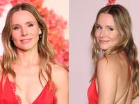 Kristen Bell from the front and side