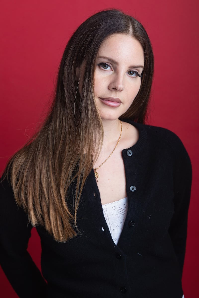 Lana Del Rey visits 107.7 The End in 2019.