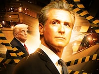 Gavin Newsom says he will investigate the Trump Tower Escalator.