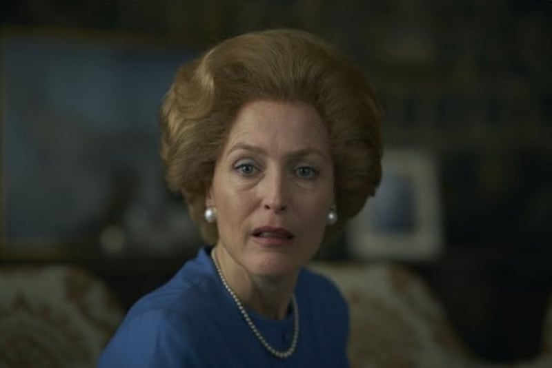 Gillian Anderson played Margaret Thatcher in "The Crown."