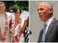 JD Vance, Usha Vance, and Barack Obama.