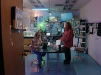 Photo still of Jazmin Jones and Olivia Mckayla Ross in Seeking Mavis Beacon
