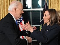 US President Joe Biden and Vice-President Kamala Harris
