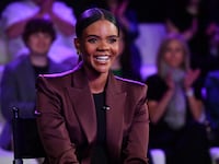 Candace Owens on set of \"Candace\" in 2022.