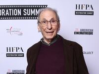 Michael Alaimo attends the American Cinematheque's 4K restoration world premiere of “F.T.A.” with Jane Fonda at the Egyptian Theatre on Feb. 15, 2020, in Hollywood, California.