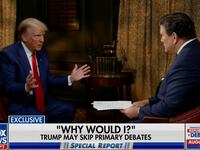 Donald Trump with Bret Baier