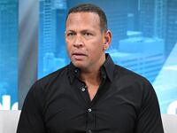 NEW YORK, NEW YORK - NOVEMBER 06: Alex Rodriguez is seen during a segment of "Good Day New York" to promote his new HBO documentary "Alex vs ARod on November 06, 2025 in New York City. (Photo by Michael Simon/Getty Images)