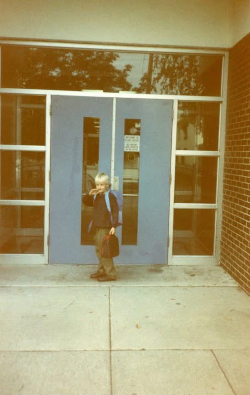 Eddie Fonzo as a child.