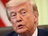 US President Donald Trump speaks to the press in the Oval Office of the White House in Washington, DC, on June 3, 2026. (Photo by Mandel NGAN / AFP via Getty Images)