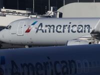 American Airlines planes are seen at Miami International Airport in Miami, United States on May 9, 2024.
