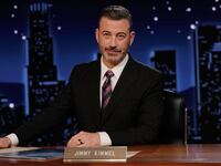 JIMMY KIMMEL LIVE! "Jimmy Kimmel Live!" airs every weeknight at 11:35 p.m. ET and features a diverse lineup of guests that include celebrities, athletes, musical acts, comedians and human interest subjects, along with comedy bits and a house band. The guests for Tuesday, September 23 included Glen Powell ("Chad Powers"), and musical guest Sarah McLachlan. (Disney/Randy Holmes)
JIMMY KIMMEL (Photo by Randy Holmes/Disney via Getty Images)