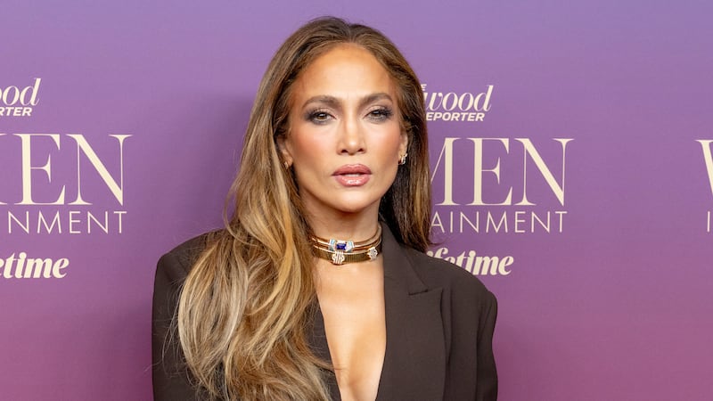 Jennifer Lopez attends the Hollywood Reporter's annual Women in Entertainment Gala at the Beverly Hills Hotel on December 03, 2025.