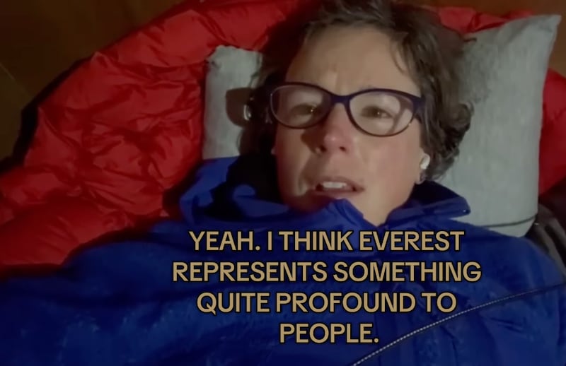 Shaunna Burke updates her Instagram followers on her Everest Journey while reflecting on the deeper meaning of her expedition.