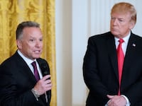Former U.S. President Donald Trump and his longtime friend Steve Witkoff.