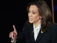 Vice President Kamala Harris at her debate with former President Donald Trump.