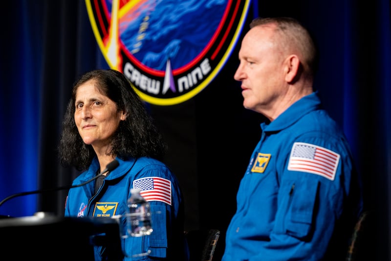Suni Williams and Butch Willmore