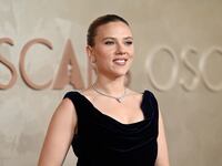 Scarlett Johansson at the 97th Oscars held at the Dolby Theatre on March 2, 2025 in Hollywood, California.