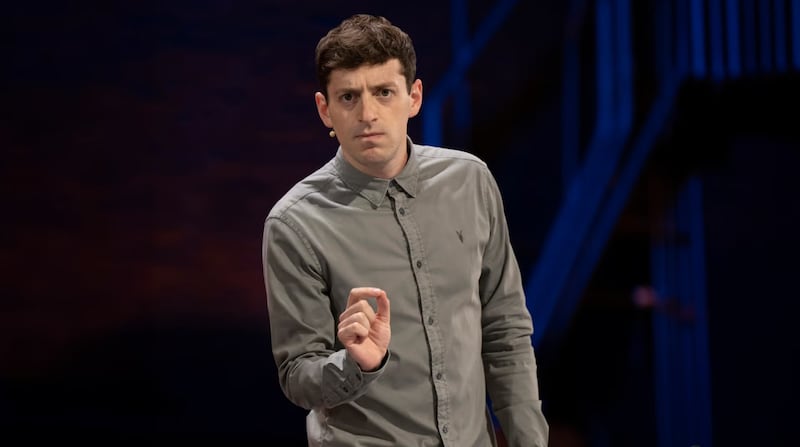 Alex Edelman in "Just for Us" on HBO.
