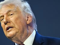 US President Donald Trump speaks at the "Board of Peace" meeting during the World Economic Forum (WEF) annual meeting in Davos on January 22, 2026. US President Donald Trump will show off his new "Board of Peace" at Davos on January 22, 2026 burnishing his claim to be a peacemaker a day after backing off his own threats against Greenland. Originally meant to oversee the rebuilding of Gaza after the war between Hamas and Israel, the board's charter does not limit its role to the Strip, and has sparked concerns that Trump wants it to rival the United Nations. (Photo by Mandel NGAN / AFP via Getty Images)