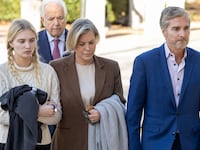A photo of Rebecca Grossman with her family