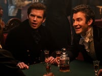 Luke Newton and Luke Thompson in Bridgerton