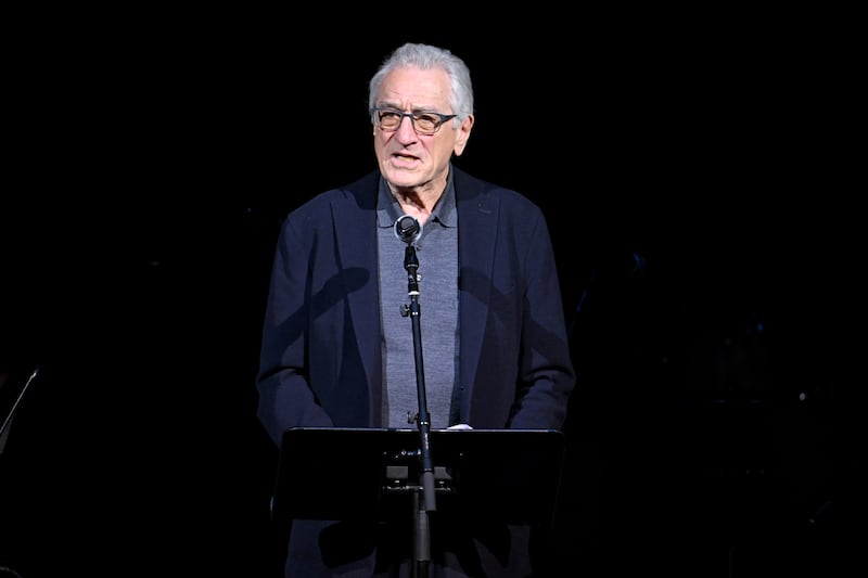 Robert De Niro, pictured on March 3, is a longtime Trump opponent.