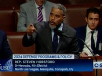 Rep. Steven Horsford, a Democrat, lost his temper during debate on a military spending amendment, singling out Rep. Matt Gaetz.