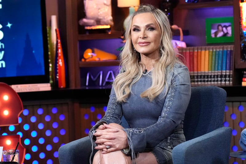 Tamra Judge on "Watch What Happens Live with Andy Cohen."