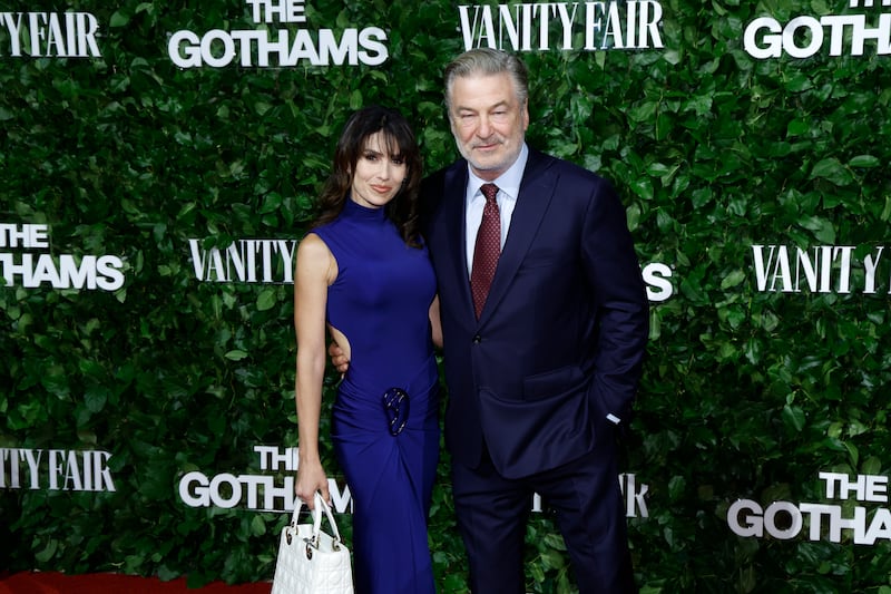NEW YORK, NEW YORK - JUNE 02: (L-R) Hilaria Baldwin and Alec Baldwin attend the 2025 Gotham Television Awards at Cipriani Wall Street on June 02, 2025 in New York City.