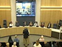Bristol residents address the city council meeting.