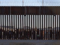 The border wall near El Paso, Texas