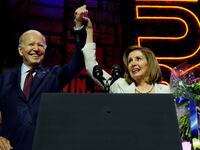 President Joe Biden and Speaker Emerita Nancy Pelosi