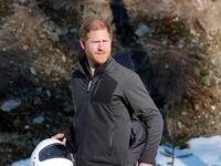 Prince Harry, Duke of Sussex on February 15, 2024 in Whistler, British Columbia.
