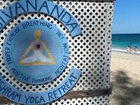 Sivananda Ashram Yoga Retreat sign