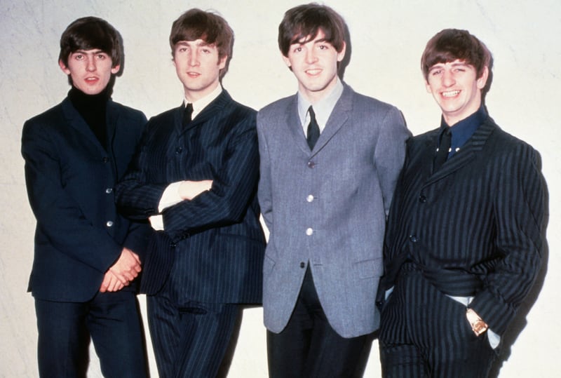 The Beatles in 1965. George Harrison, John Lennon, Paul McCartney, and Ringo Starr.