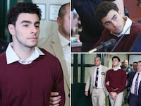 Luigi Mangione arrives at court