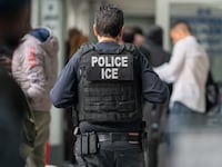 An ICE agent monitors hundreds of asylum seekers.