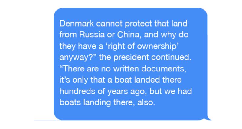 Text exchange between Norwegian Prime Minister Jonas Gahr Støre and Donald Trump
