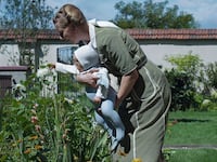 A photo including Sandra Hüller in the film Zone of Interest