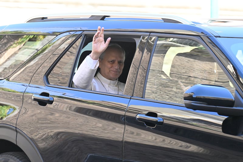 Pope Leo XIV leaves the Vatican on October 13, 2026, to be admitted to Rome's Gemelli University Hospital for an operation to remove a lump from his lung.